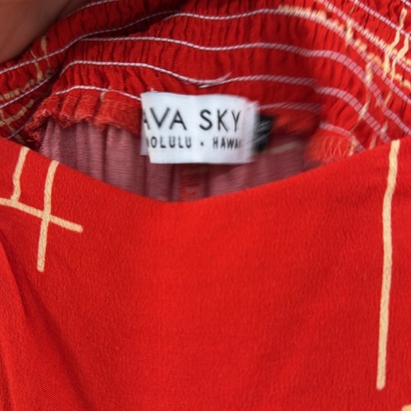 Fighting Eel Ava Sky wide leg elastic waist printed pants - Picture 6 of 6